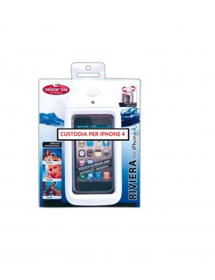 White waterproof case for iphone4