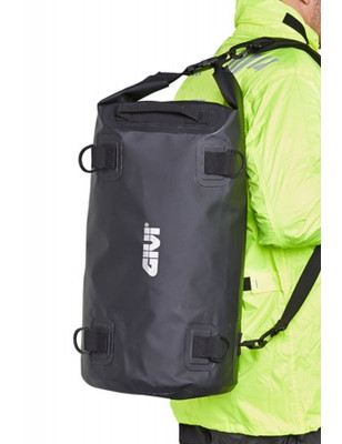 Waterproof30lt black saddle bag
