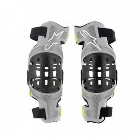 Coppia di ginocchiere alpinestars bionic 7 in fibra ce