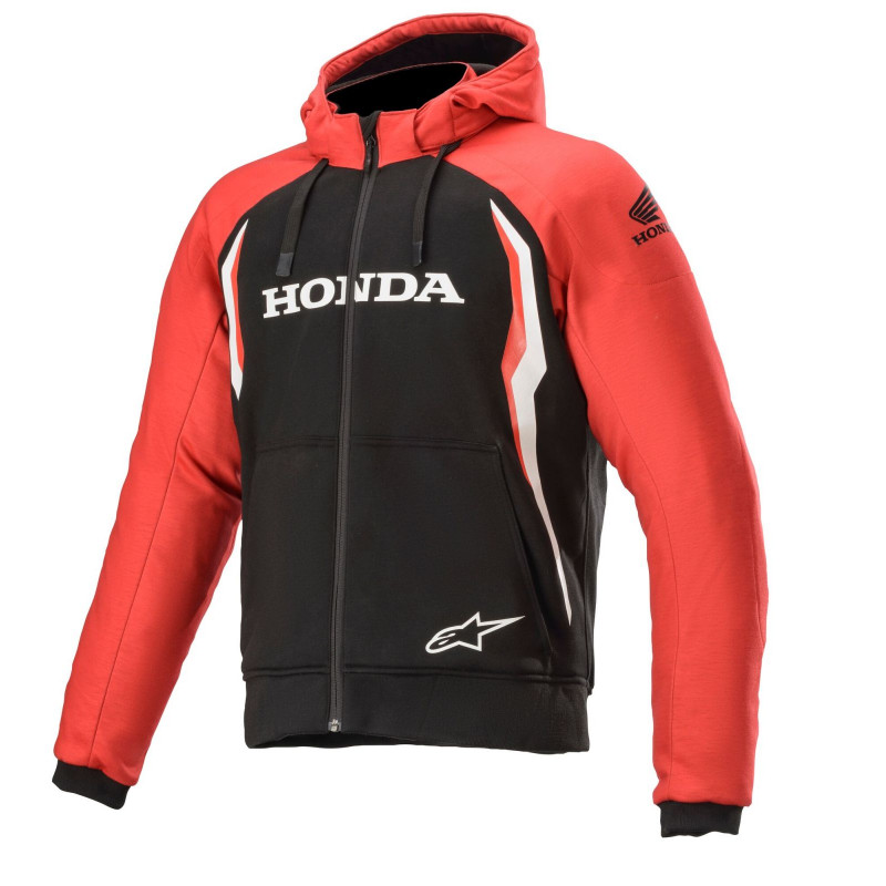 Honda sudadera con capucha deportiva cromada