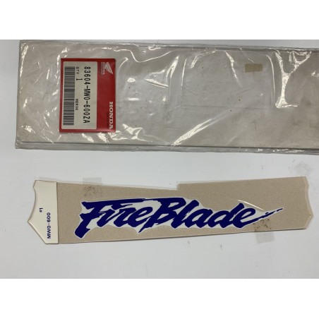 Autocollant fireblade dx/sx marque fiancatina cbr900 1992-93