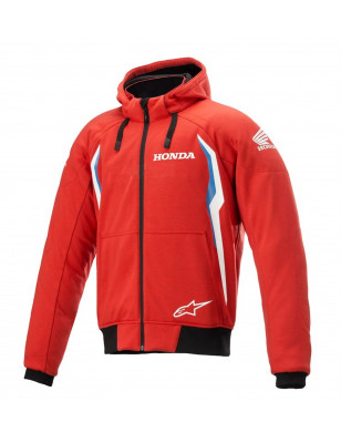 Sweat-shirt Honda Alpinestars protection des épaules et des coudes Chrome Sport V2
