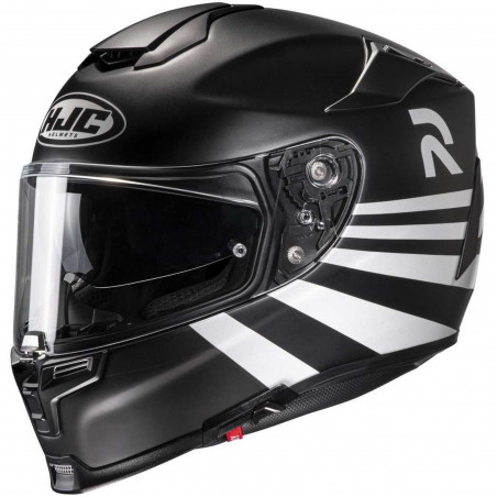 HJC RPHA 70 fiber motorcycle helmet with integrated sun visor