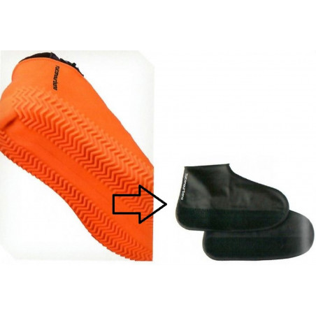 Non-slip silicone footer shoe covers