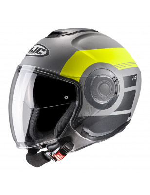 jet HJC i40 helmet with integrated sun visor