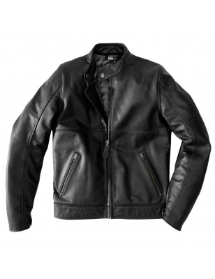 Mack leather Spidi motorcycle jacket with removable interior