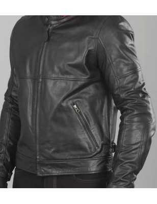 Veste de moto Spidi en cuir Mack avec intérieur amovible
