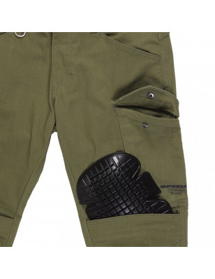 Motorcycle cargo pants Spidi pathfinder with knee pads A