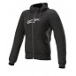 Sweatshirt with motorcycle protections Alpinestars Stella Chrome Sport hoodie for women