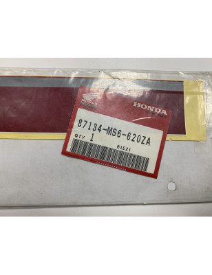Adhésif carénage latéral droit Honda Transalp XL600 89-93 rouge-arg d’environ 20cm de long