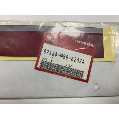 Rechtseitiger Verkleidungskleber Honda Transalp XL600 89-93 red-arg ca. 20cm lang