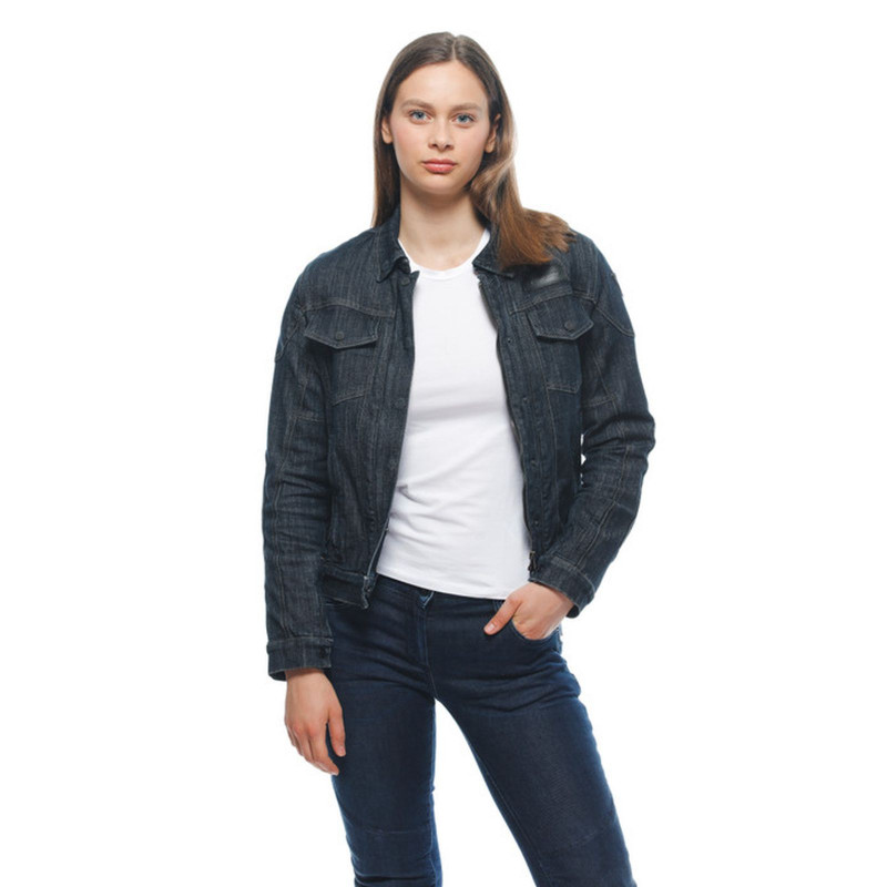 Giacca moto donna in jeans Dainese DENIM TEX JACKET LADY