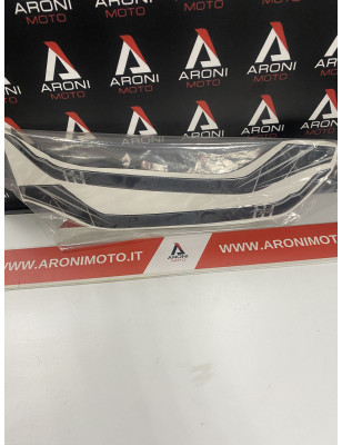 2 adesivi gel 3d compatibili per maniglie moto honda africa twin da 2018 argento